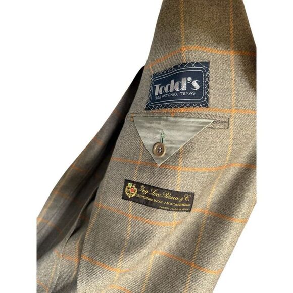 Mens Vintage Loro Piana Wool & Cashmere Button Jacket Sport Coat Blazer 54R 54 - Picture 6 of 6